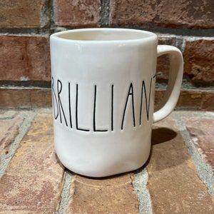 RAE DUNN "BRILLIANT” Mug, 16 oz